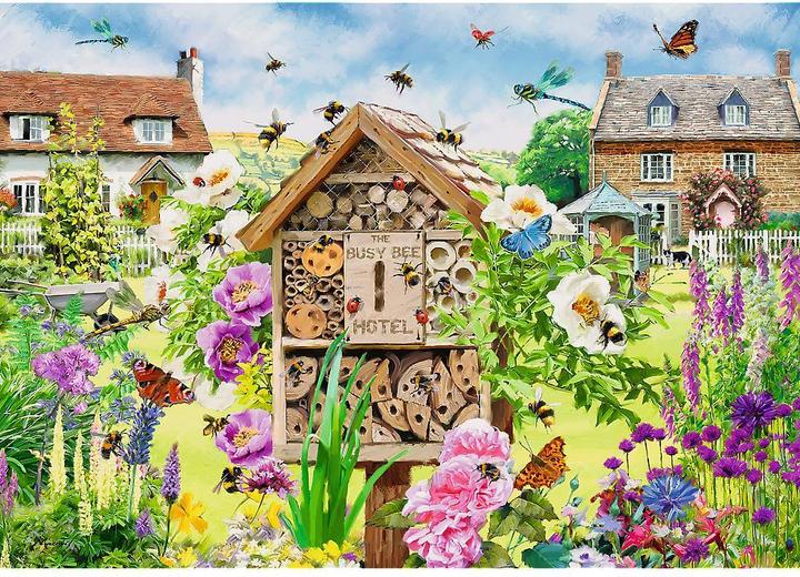 Actual product image Trefl Puzzle Premium Plus 1000 - House for bees (1000 pieces)