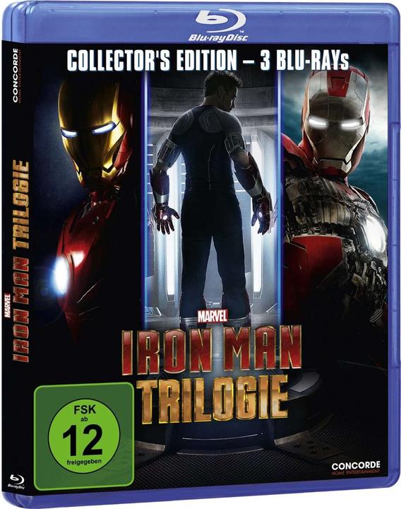 Produktbild Iron Man Trilogie - Collector's Edition (Blu-ray, 2014, Deutsch)