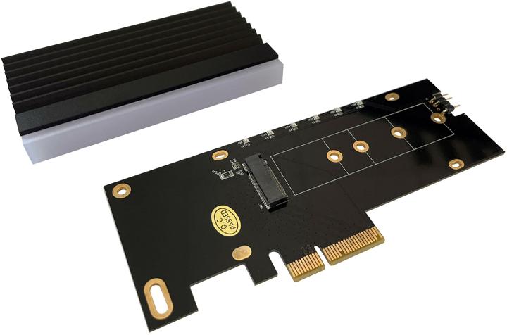 Actual product image LC-Power PCI Express card LC-PCI-M2-NVME-ARGB