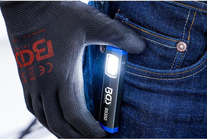 Actual product image BGS COB-LED Aluminum Mini Handheld Lamp (300 lm)