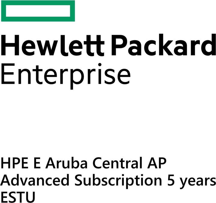 Image du produit HPE E Aruba Central AP, Advanced Subscription, 5 years, E-STU (1 Dispositifs)