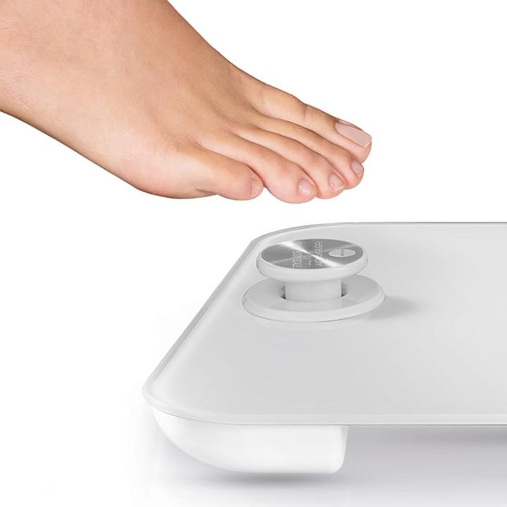 Actual product image Macom Smart Body Scale Electronic personal scale with battery-free operation Square Bi (180 kg)