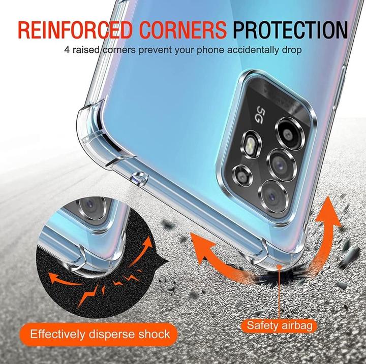 Produktbild Screenguard Oppo A94 5G Hülle Crystal Soft Airbag Bumper (Oppo A94 5G)
