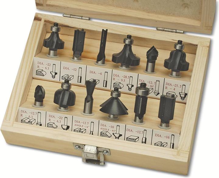 Immagine prodotto Mannesmann Set di frese TCT 12 pezzi fratelli 54