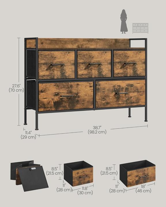 Image du produit Songmics Havanna (98 x 29 x 70 cm)