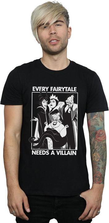 Immagine prodotto Disney Maglietta maschile in cotone Every Fairy Tale Needs A Villain (Ogni fiaba ha bisogno di un cattivo) (XL)