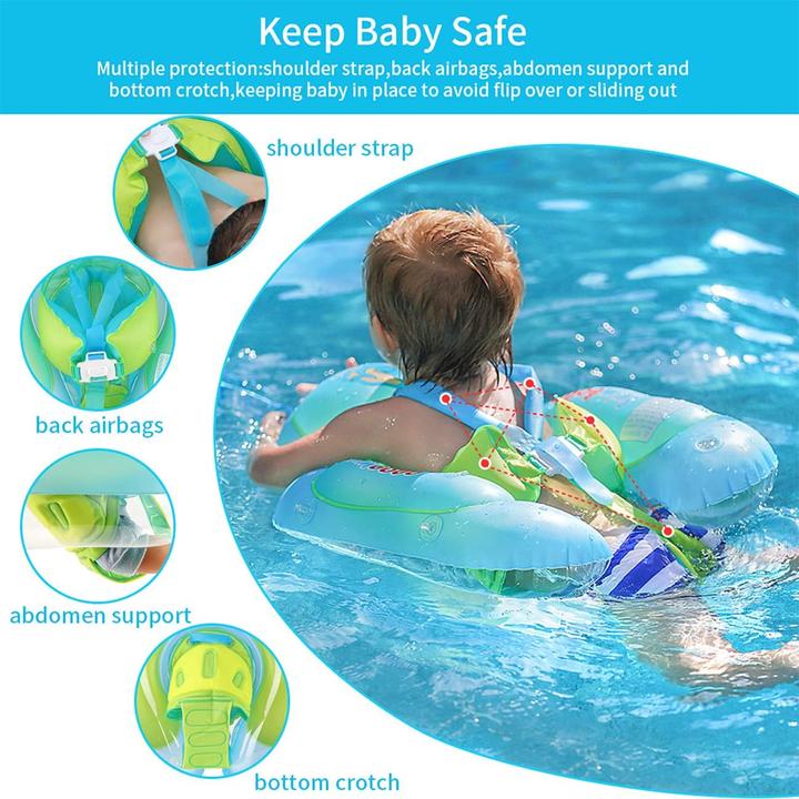 Immagine prodotto Neusky Anello da nuoto per bambini con tettuccio parasole