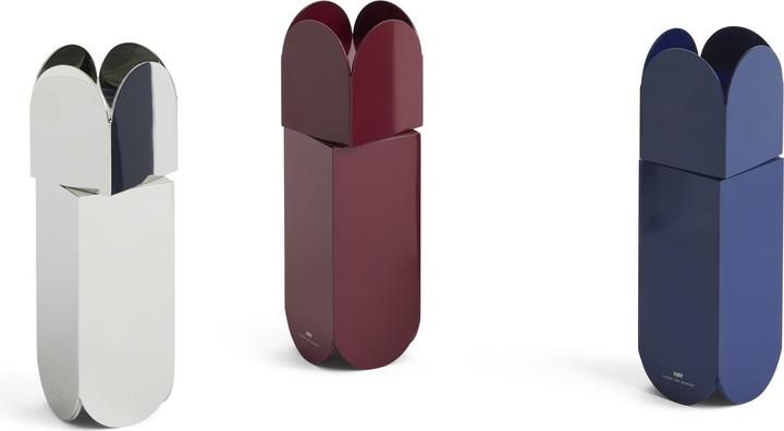 Actual product image HAY Arcs Salt & Pepper Grinder - Burgundy