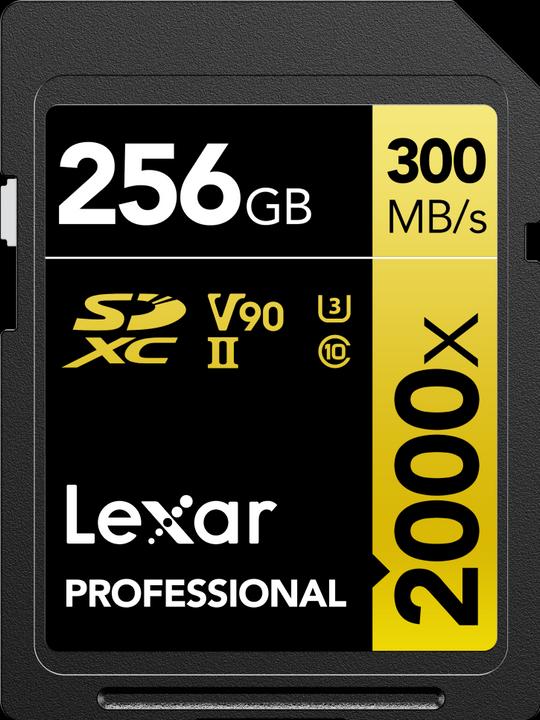 Lexar Serie Oro Professionale (256 GB, SDXC, U3, UHS-II)