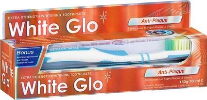 White Glo Anti-Plaque Dental 150ml (150 ml)