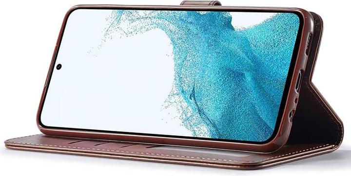 Image du produit LC.Imeeke Huawei P30 - Etui portefeuille avec 3 emplacements pour cartes & fermeture magnétique, marron (Huawei P30)