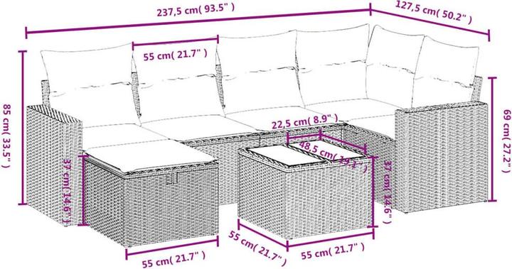 Actual product image VidaXL Barletta