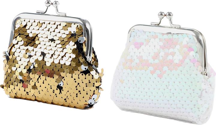 Image du produit Toi-Toys Porte-monnaie rétro avec paillettes