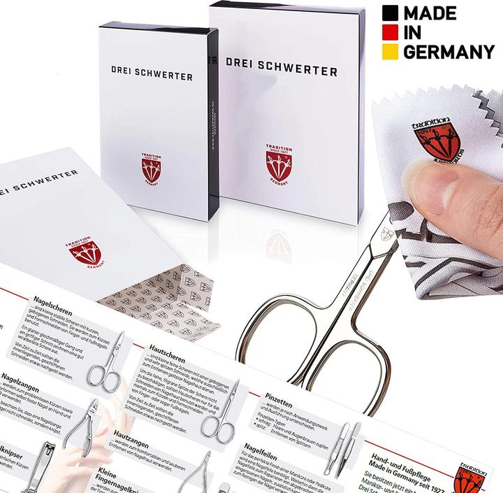 Image du produit Kellermann Set de manucure Verona, 6 pièces, marron, cuir véritable