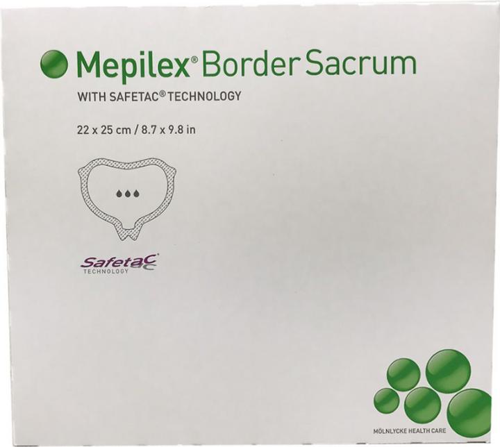 Actual product image Mepilex Border Sacrum 22x25cm 282460 (5 x)