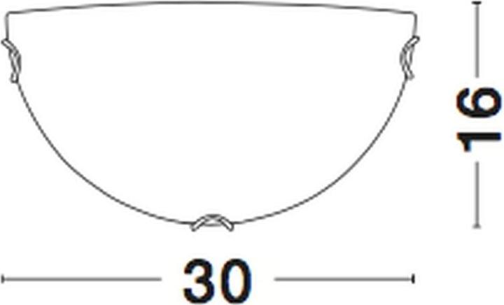 Immagine prodotto Nova Luce GIORNO applique E27 bianco 30x7,5x16cm dimmerabile 605803