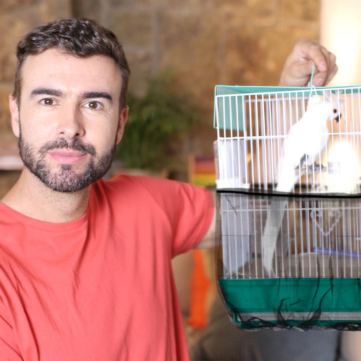 Image du produit Relaxdays Vogelkäfigabdeckung