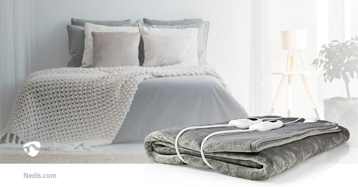 Actual product image Nedis Electric duvet | Underblanket | 2 persons | 160 x 140 cm | 9 heat settings | washable (160 x 140 cm)