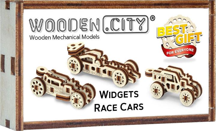 Actual product image WoodenCity Widgets Race Cars