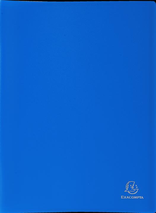 Produktbild Exacompta Sichtbuch PP Taschen blau (A4, 1 x)