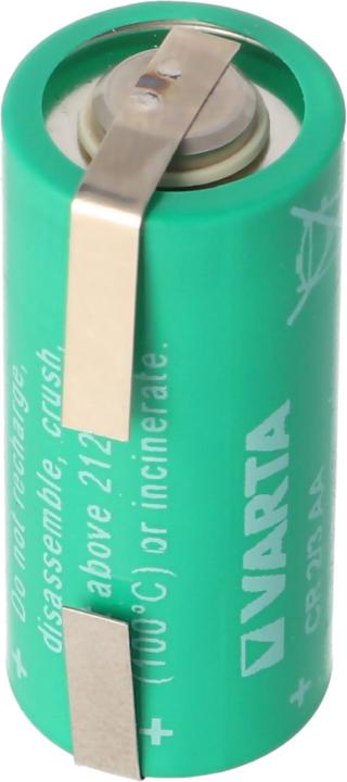 Varta Pile CR2/3AA, 6237 avec languette à souder en forme de U, 6237301301 (1 pcs, 2/3 AA, 1350 mAh)