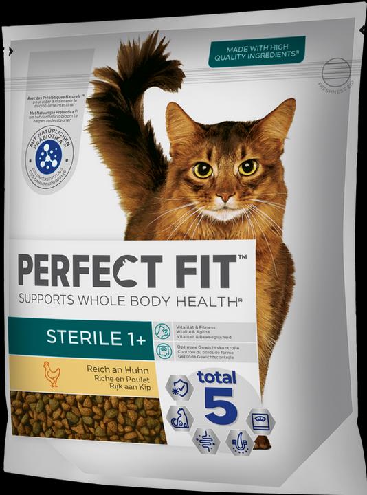 Image du produit Perfect Fit Chat Sec Stérile 1+ Poulet 1.4kg (Adulte, 1 pcs, 1400 g)