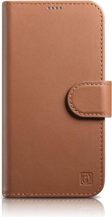 Actual product image iCarer wallet case 2 in1 case iPhone 14 leather cover with folding brown antiRFID (WMI14220725-BN) (Apple iPhone 14)
