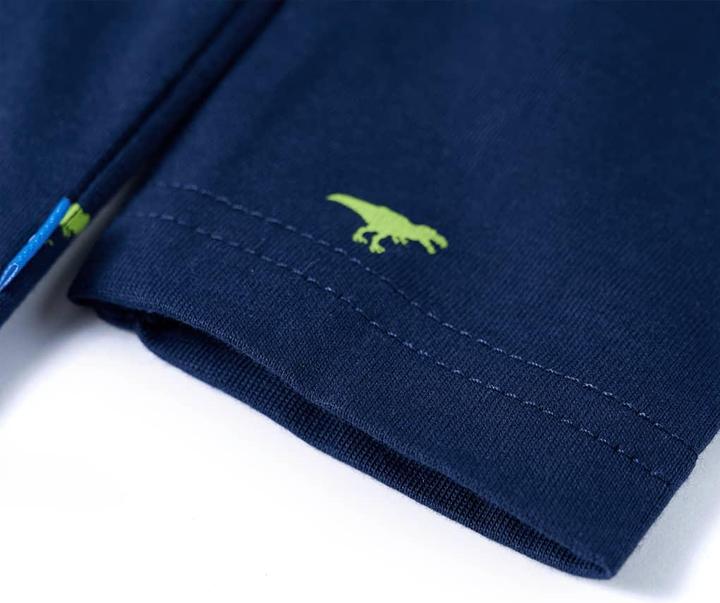 Actual product image VidaXL Children's shirt navy blue 92,Material: 100 % cotton,Colour (92)