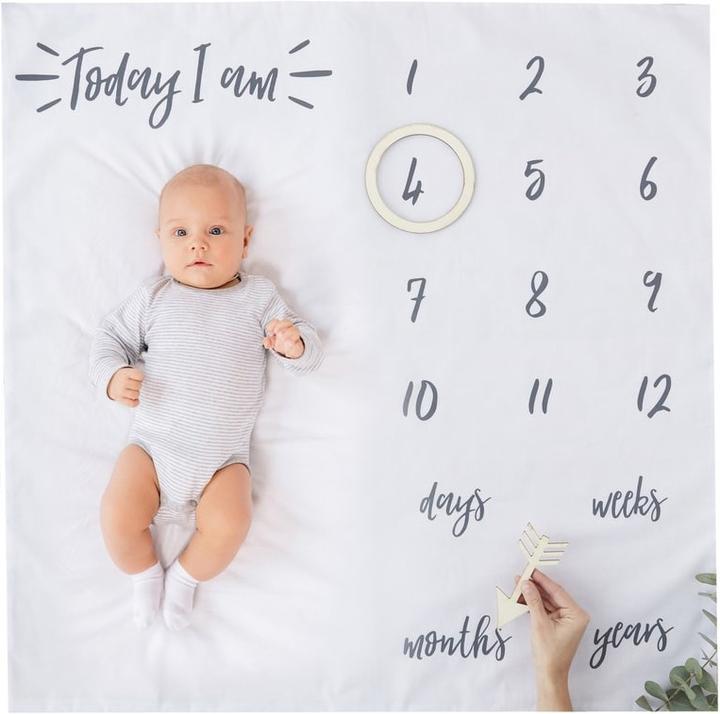 Actual product image Ginger Ray Photo blanket for the baby
