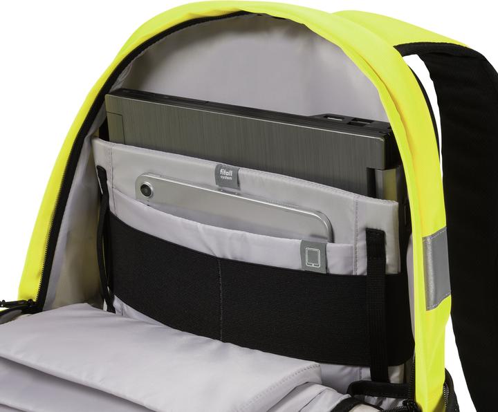Produktbild Dicota Rucksack Hi-Vis 25 Liter - gelb (25 l)