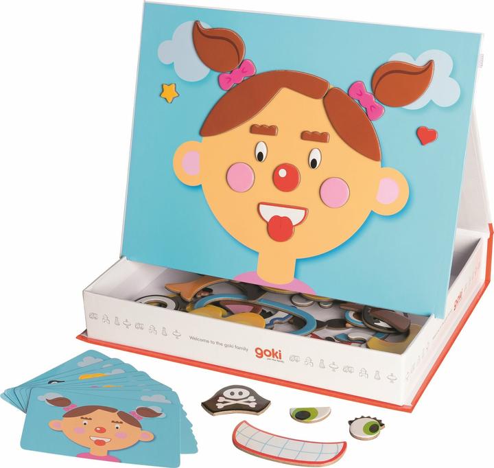 Immagine prodotto Goki Gioco di calamite Ragazza dalla faccia divertente (Tedesco)
