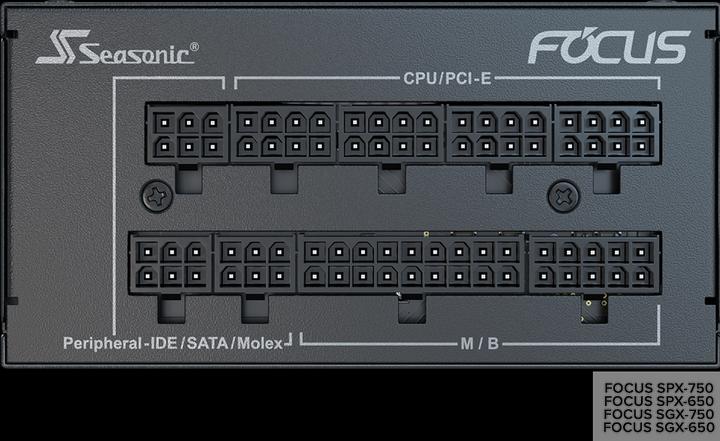Actual product image Seasonic Focus SGX (650 W)