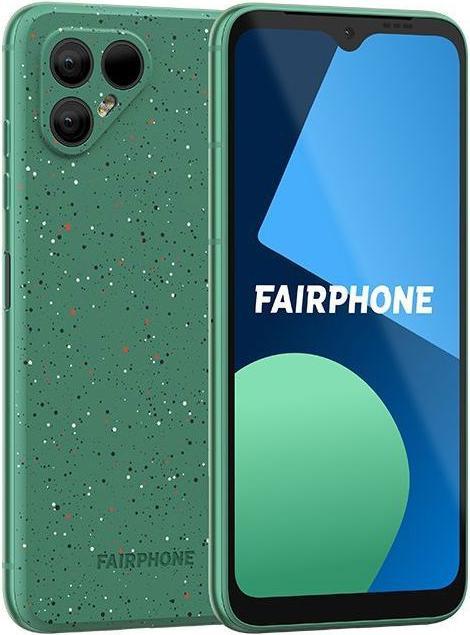 Fairphone 4 (256 GB, Green Speckled, 6.30", SIM + eSIM, 48 Mpx, 5G)