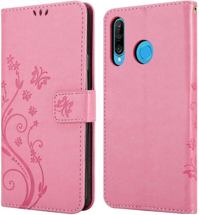 Produktbild Cadorabo Flower Book Cover (Huawei P30 Lite)
