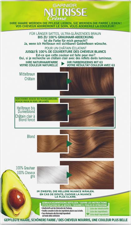 Produktbild Garnier Nutrisse Classic (63 Goldenes Dunkelblond)