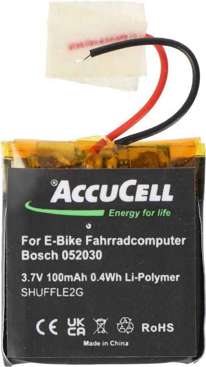Actual product image AccuCell Battery iPod Shuffle 2G, 616-0274, 616-0278