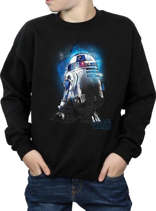 Actual product image Star Wars Boys R2-D2 Brushed Cotton Sweatshirt (140, 146)
