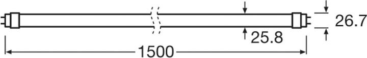 Actual product image Osram Led Tube (G13, 18.30 W, 2000 lm, 1 x, F)