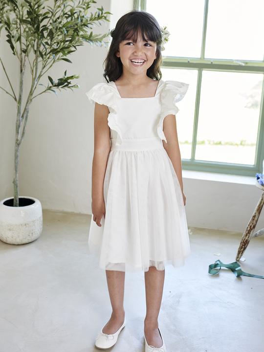 Produktbild Vertbaudet Festliches Mädchen Volantkleid, Musselin & Tüll (92)