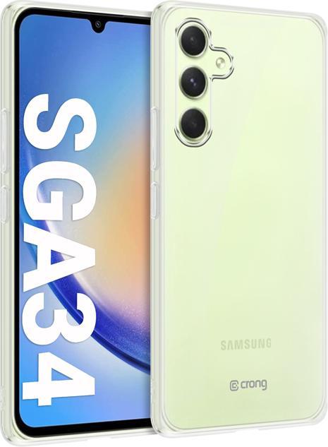 Immagine prodotto Crong Crystal Slim Cover - Custodia per Samsung Galaxy A34 5G (trasparente) (Samsung Galaxy A34 5G)