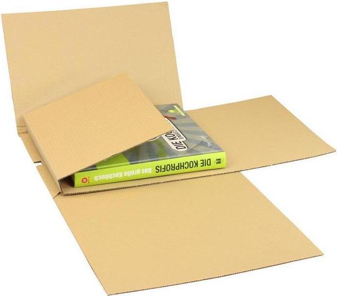 Produktbild Transpak Buchverpackung Drehfix Masse 330x260x10-115mm Qualtität 1.20 B C4 braun passend für C4 (25 x)
