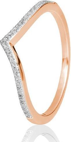Actual product image Breuning Memoire ring -V- (50, 750/18 K Gold)