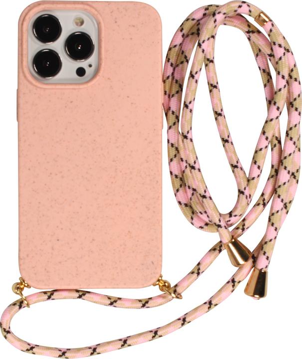 Produktbild PhoneLook Hülle Bio Eco-Friendly Vegan mit Handykette Necklace (Apple iPhone 14 Pro Max)