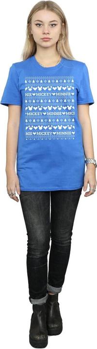Produktbild Disney Mickey And Minnie Christmas Fair Isle TShirt (M)