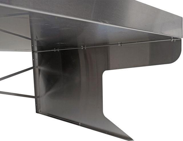 Image du produit Mendler Garage XL pour tondeuse-robot avec bac à plantes HWC-G60, métal 47x70x100cm, inox (Tondeuse automatique, Garage pour tondeuse robot)