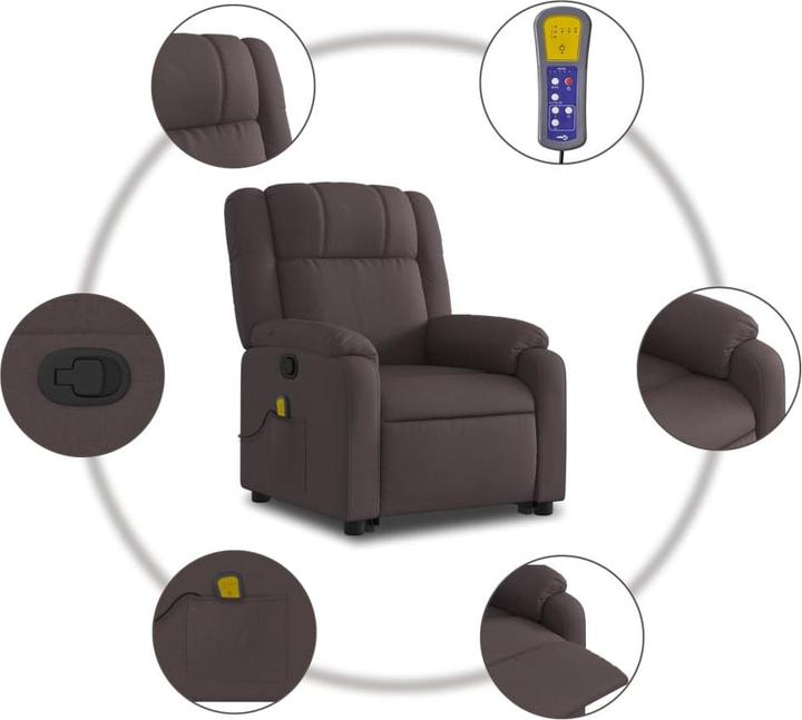 Produktbild VidaXL Massagesessel mit Aufstehhilfe Stoff