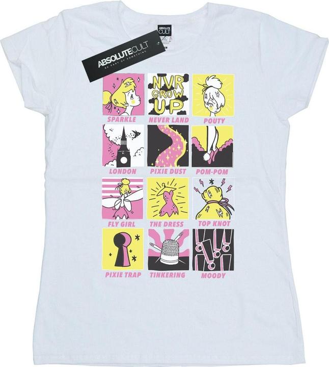 Image du produit Disney - T-shirt TINKERBELL SQUARES - Femme (L)