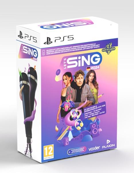 Actual product image Ravenscourt Lets Sing 2024 PS5 + 2 Mics (PS5, DE)