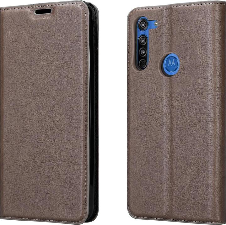 Actual product image Cadorabo Book Invisible Magnet Cover (Motorola Moto G8)