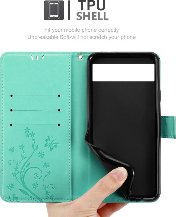 Image du produit Cadorabo Pochette Flower Book (Google Pixel 6a)